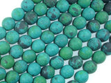 Matte Chrysocolla, 10mm Round Beads-Gems: Round & Faceted-BeadDirect