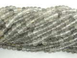 Gray Quartz Beads, 4mm Round Beads-Gems: Round & Faceted-BeadDirect