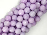 Jade Beads, Lavender, 10mm Faceted Round-Gems: Round & Faceted-BeadDirect