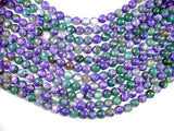 Agate Beads, Purple & Green, 10mm Faceted-Agate: Round & Faceted-BeadDirect