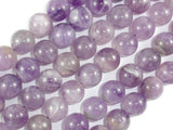 Light Amethyst, 12mm Round Beads-Gems: Round & Faceted-BeadDirect