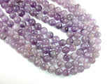 Light Amethyst, 12mm Round Beads-Gems: Round & Faceted-BeadDirect