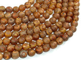 Tibetan Agate, 10mm Round Beads-Agate: Round & Faceted-BeadDirect