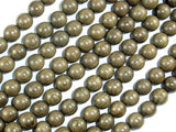 Green Silkwood Beads, 8mm Round Beads-Wood-BeadDirect