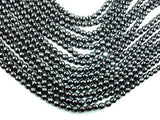 Hematite, 6mm Faceted Round Beads-Gems: Round & Faceted-BeadDirect