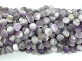 Matte Amethyst Beads, Dog Tooth Amethyst, Round, 6mm-Gems: Round & Faceted-BeadDirect