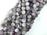 Matte Amethyst Beads, Dog Tooth Amethyst, Round, 6mm-Gems: Round & Faceted-BeadDirect
