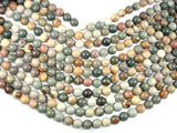 Polychrome Jasper, 10mm Round Beads-Gems: Round & Faceted-BeadDirect
