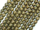 Green Silkwood Beads, 6mm Round Beads-Wood-BeadDirect