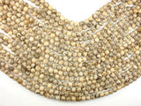 Feldspath Beads, Tiger Jasper Beads, 6mm-Gems: Round & Faceted-BeadDirect