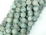 Matte Sesame Jasper Beads, Kiwi Jasper, 8mm Round Beads-Gems: Round & Faceted-BeadDirect