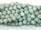 Matte Sesame Jasper Beads, Kiwi Jasper, 10mm, Round Beads-Gems: Round & Faceted-BeadDirect