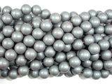 Matte Hematite Beads, 10mm Round Beads-Gems: Round & Faceted-BeadDirect