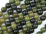 African Green Autumn Jasper Beads, 8mm (8.4mm)-Gems: Round & Faceted-BeadDirect