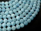 Sponge Quartz Beads-Aqua, 10mm Round Beads-Gems: Round & Faceted-BeadDirect