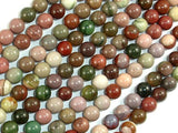 Imperial Jasper Beads, 6mm Round Beads-Gems: Round & Faceted-BeadDirect