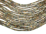 Orange Dendritic Jade Beads, 6mm Round Beads-Gems: Round & Faceted-BeadDirect