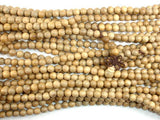 Silkwood Beads, 6mm Round Beads-Wood-BeadDirect
