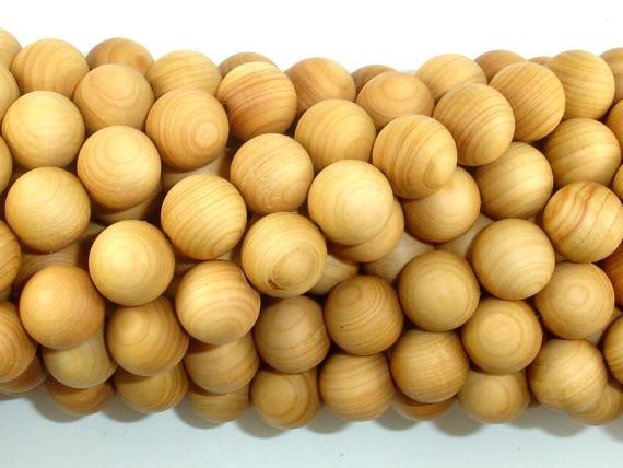Cedar Wood Beads, Thuja Sutchuenensis, 10mm Round-Wood-BeadDirect