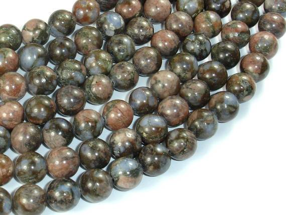 Rhyodacite Beads, 10mm(10.5mm) Round Beads-Gems: Round & Faceted-BeadDirect