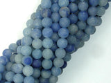 Matte Blue Aventurine Beads, Round, 6mm-Gems: Round & Faceted-BeadDirect