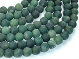 Matte Moss Agate Beads, 10mm Round Beads-Gems: Round & Faceted-BeadDirect