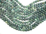 Matte Moss Agate Beads, 10mm Round Beads-Gems: Round & Faceted-BeadDirect