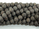 Matte Brown Snowflake Obsidian Beads, 8mm Round Beads-Gems: Round & Faceted-BeadDirect