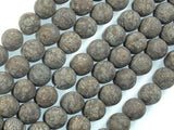 Matte Brown Snowflake Obsidian Beads, 10mm Round Beads-Gems: Round & Faceted-BeadDirect