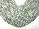 Jade Beads, Light Gray, 8mm Round Beads-Gems: Round & Faceted-BeadDirect