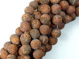 Matte Firework Jasper, 10mm Round Beads-Gems: Round & Faceted-BeadDirect