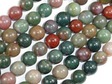 Indian Agate Beads, Fancy Jasper Beads, Round, 10mm-Gems: Round & Faceted-BeadDirect