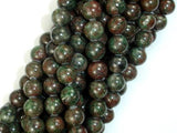 Red Green Garnet Beads, Kashgar Garnet, 8mm Round Beads-Gems: Round & Faceted-BeadDirect