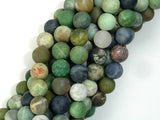 Matte Mixed Stone, 8mm Round Beads-Gems: Round & Faceted-BeadDirect