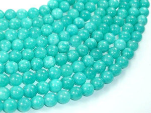 Sponge Quartz Beads-Teal, 8mm Round Beads-Gems: Round & Faceted-BeadDirect