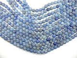 Matte Blue Aventurine Beads, Round, 10mm-Gems: Round & Faceted-BeadDirect