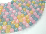 Jade Beads, Multi color, 8mm Round Beads-Gems: Round & Faceted-BeadDirect