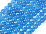 Jade Beads, Blue, 8mm Round Beads-Gems: Round & Faceted-BeadDirect