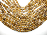 Agate Beads-Brown, 8mm(8.5mm)-Agate: Round & Faceted-BeadDirect