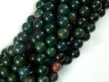 Indian Bloodstone, 10mm Round Beads-Gems: Round & Faceted-BeadDirect