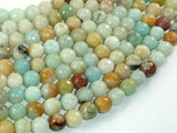 Amazonite Beads, 8mm Faceted Round-Gems: Round & Faceted-BeadDirect