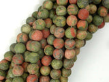 Matte Unakite, 6mm Round Beads-Gems: Round & Faceted-BeadDirect