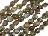 Labradorite Beads, 8x10mm Faceted Nugget Beads-Gems: Round & Faceted-BeadDirect