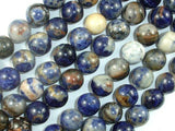 Orange Sodalite Beads, 10mm Round Beads-Gems: Round & Faceted-BeadDirect