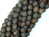 Matte Bronzite Beads, 8mm Round Beads-Gems: Round & Faceted-BeadDirect