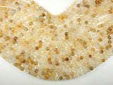 Yellow Quartz, 6mm(6.3mm) Round Beads-Gems: Round & Faceted-BeadDirect