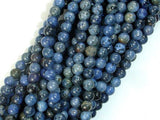 Dumortierite, 4mm Round Beads-Gems: Round & Faceted-BeadDirect