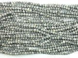 Matte Gray Picture Jasper Beads, 4mm Round Beads-Gems: Round & Faceted-BeadDirect