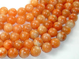 Orange Calcite Beads, 12mm Round Beads-Gems: Round & Faceted-BeadDirect