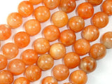 Orange Calcite Beads, 12mm Round Beads-Gems: Round & Faceted-BeadDirect